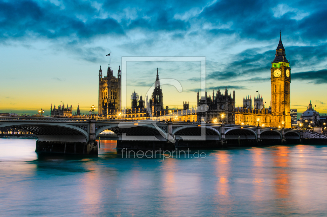 Bild-Nr.: 10792371 Sonnenuntergang in London erstellt von Mapics