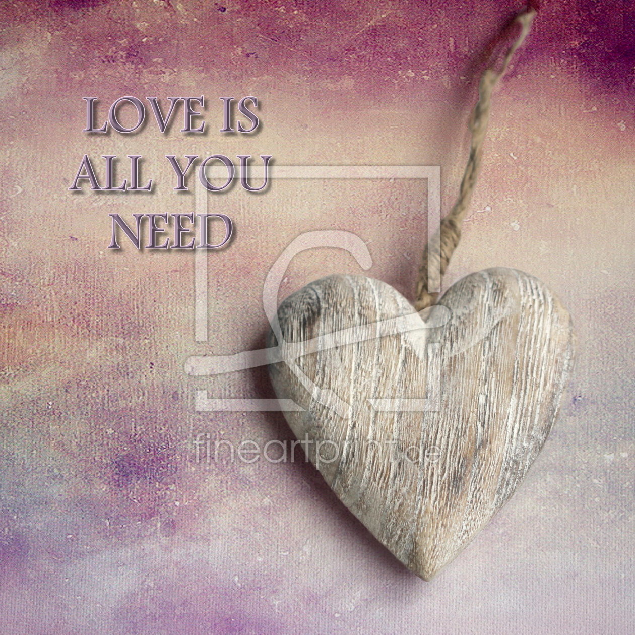 Bild-Nr.: 10794513 Love ist all you need erstellt von Heike  Hultsch