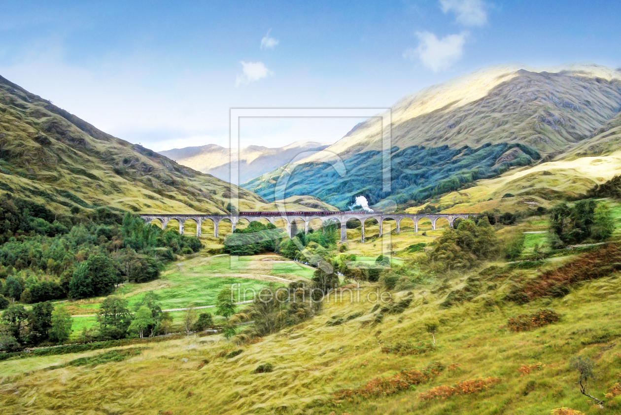 Bild-Nr.: 10796435 Glenfinnan Viadukt - Schottland 02 erstellt von Galerie-Fotoeffekt