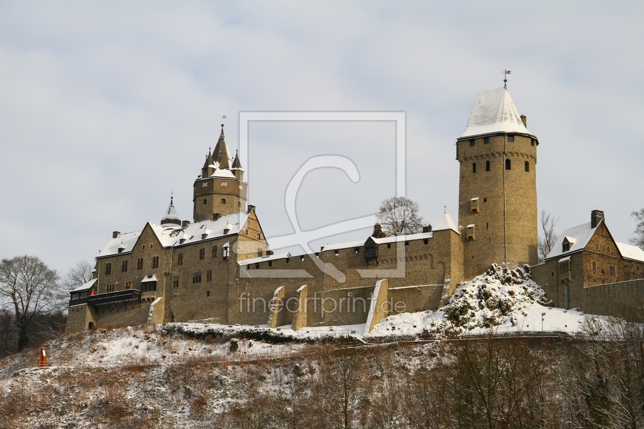 Bild-Nr.: 10801063 Die Burg im Schnee erstellt von falconer59