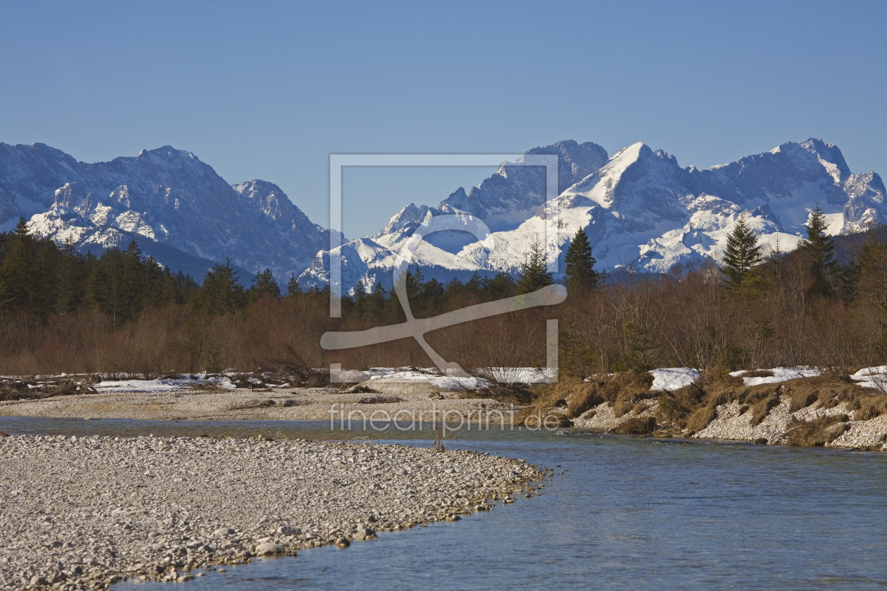 Bild-Nr.: 10804733 Isar mit Wettersteingebirge erstellt von EderHans