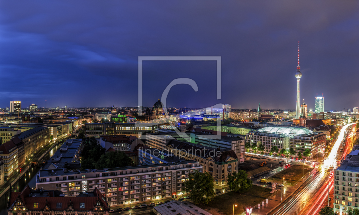 Bild-Nr.: 10806943 Skyline Berlin Colourful Panorama II erstellt von Jean Claude Castor