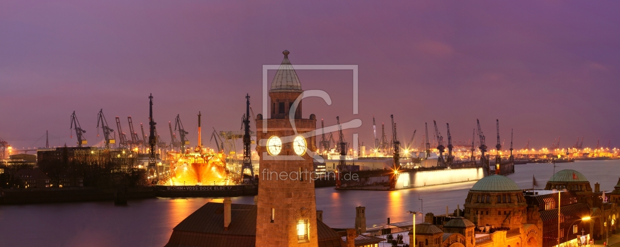 Bild-Nr.: 10818789 Landungsbrücken Panorama erstellt von PhotoArt-Hartmann