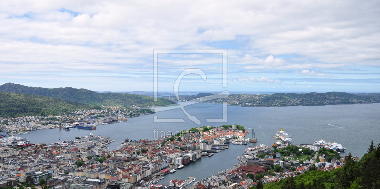 Bild-Nr.: 10820905 Bergen von oben erstellt von Nordbilder