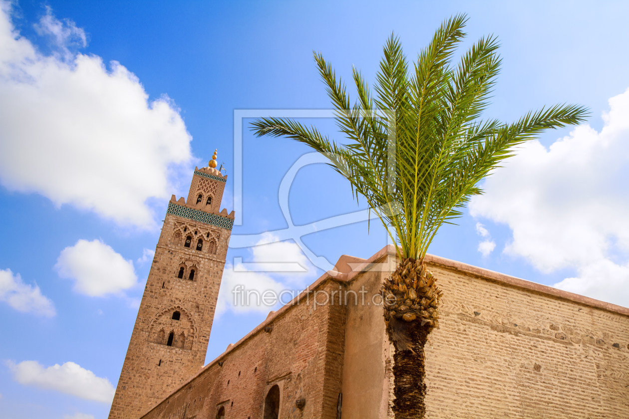 Bild-Nr.: 10822507 Koutoubia Moschee, Marrakesch, Marokko erstellt von janschuler