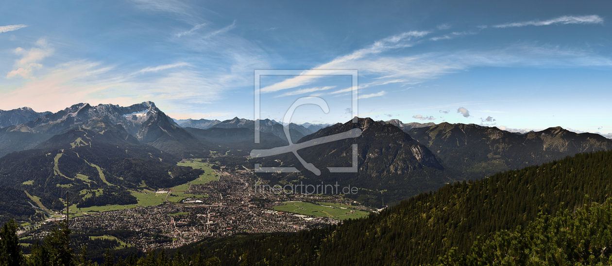 Bild-Nr.: 10828695 Bergpanorama Garmisch-Partenkirchen mit Zugspitze erstellt von KaDeKb
