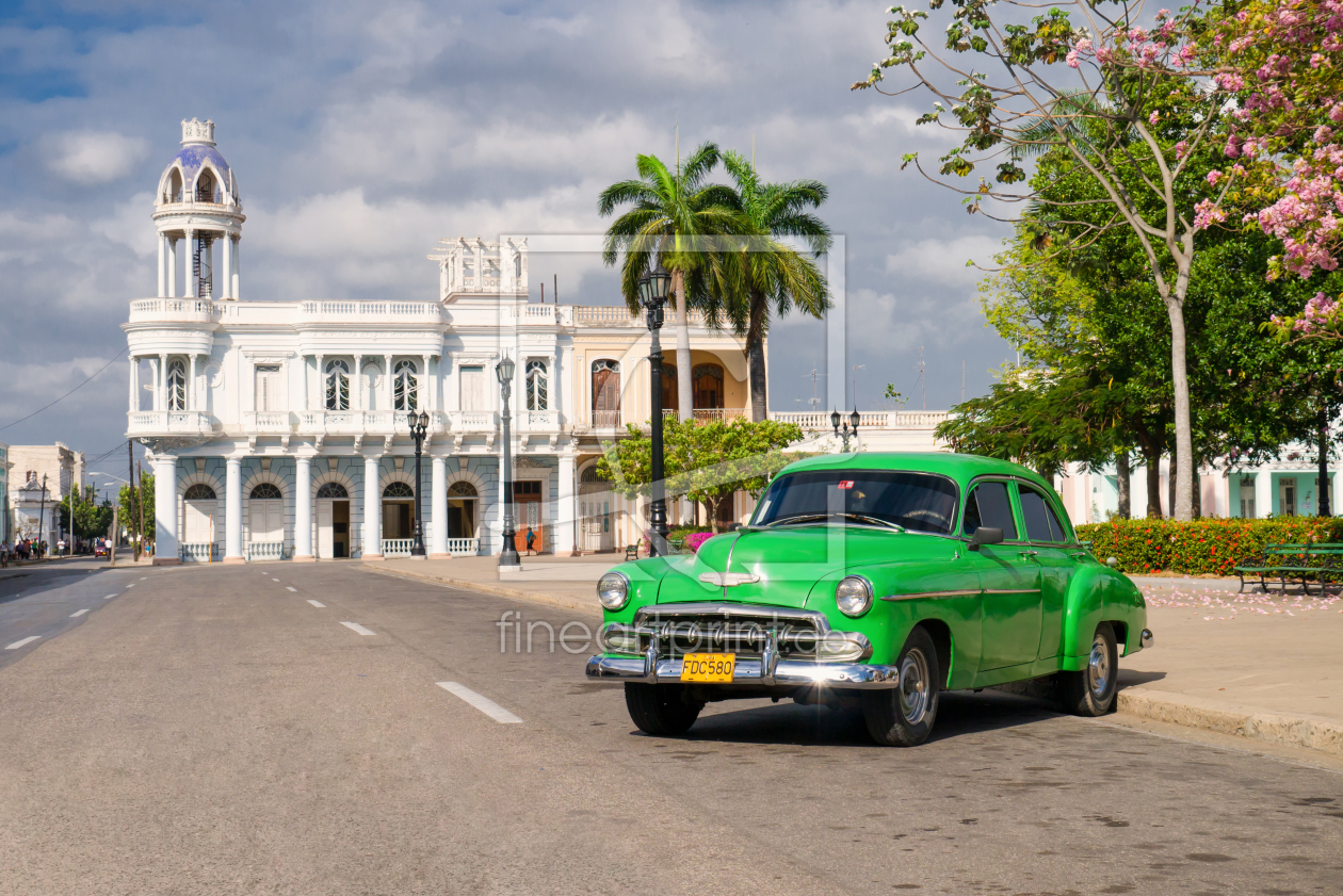 Bild-Nr.: 10831609 Cuba Cars - Green Version erstellt von Gerlinde Klust