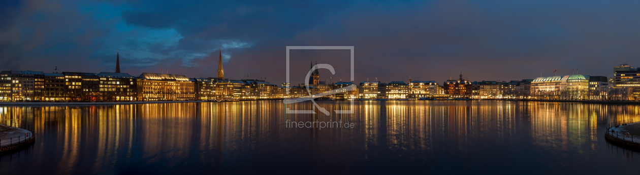 Bild-Nr.: 10834691 Hamburg Jungfernstieg Panorama erstellt von sebileiste