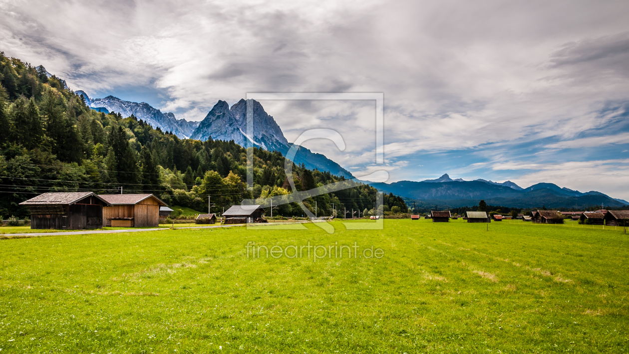 Bild-Nr.: 10837825 Waxensteinblick in Garmisch II erstellt von Erhard Hess