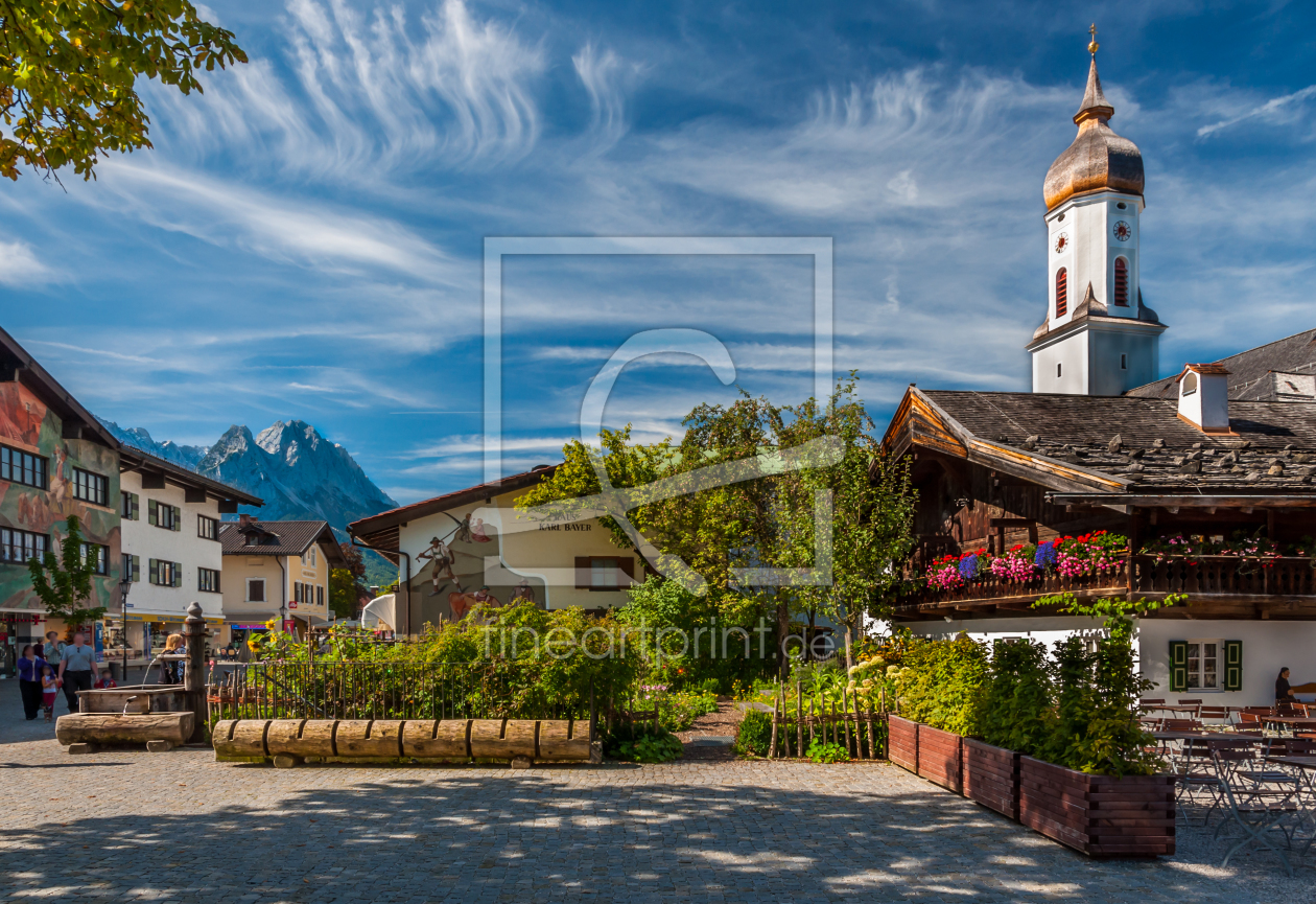 Bild-Nr.: 10837851 Mohrenplatz in Garmisch erstellt von Erhard Hess