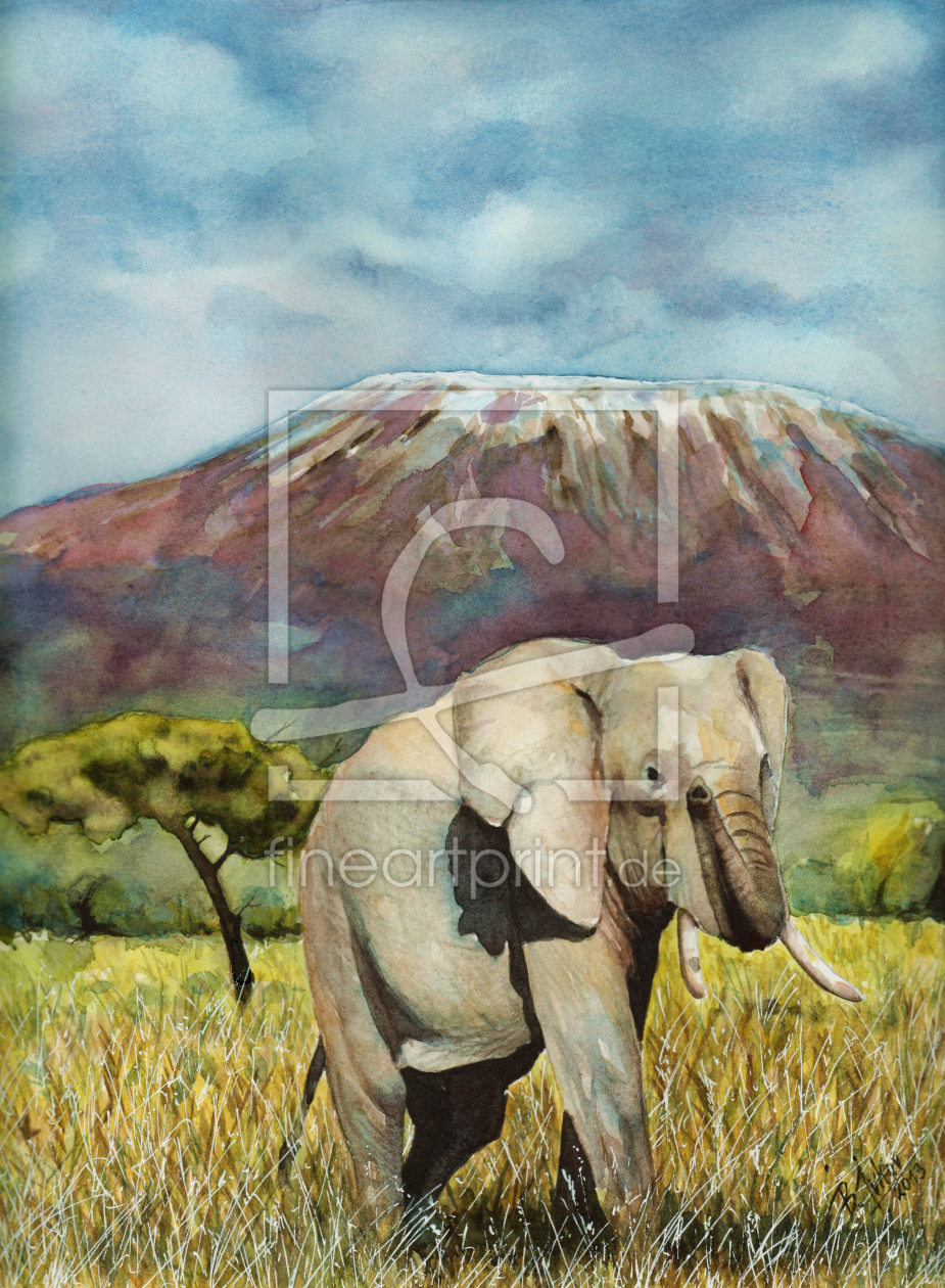 Bild-Nr.: 10840687 Kilimanjaro elephant erstellt von BorisIvkovArt