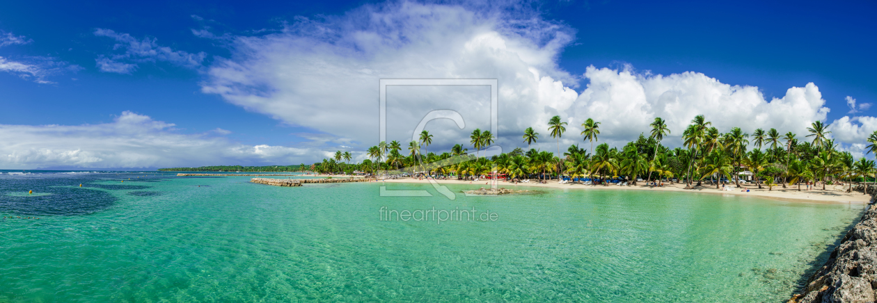 Bild-Nr.: 10848569 Karibik Strand Panorama erstellt von Jean Claude Castor