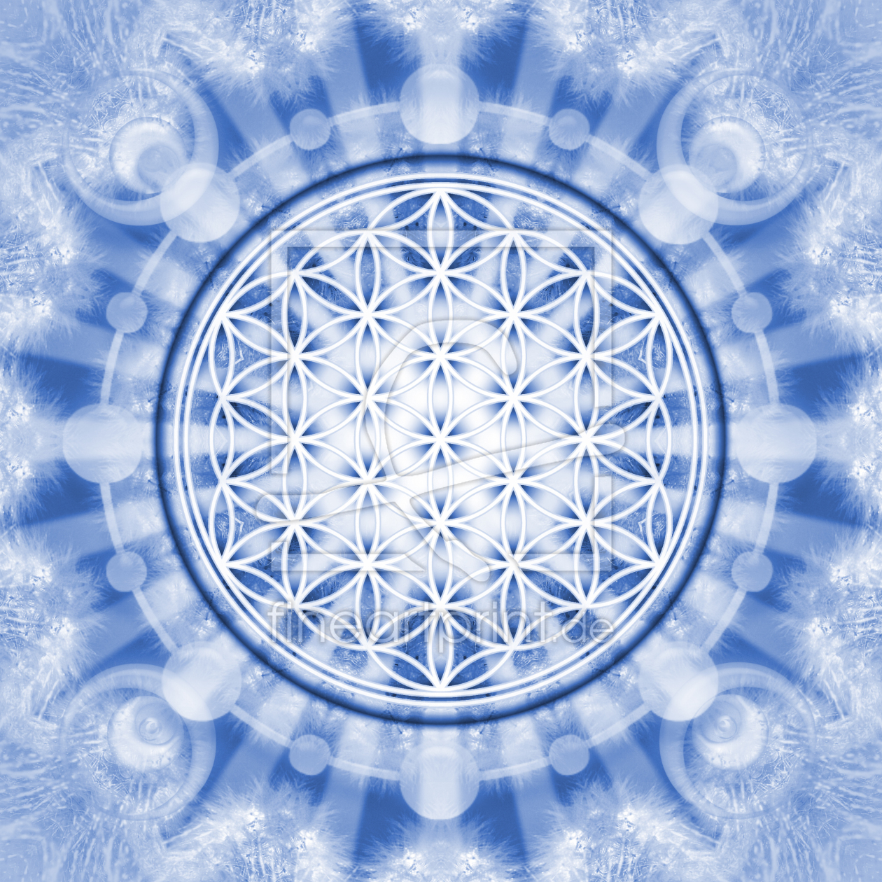 Bild-Nr.: 10849543 Blume des Lebens - Heilige Geometrie - Symbol der Harmonie erstellt von yuma
