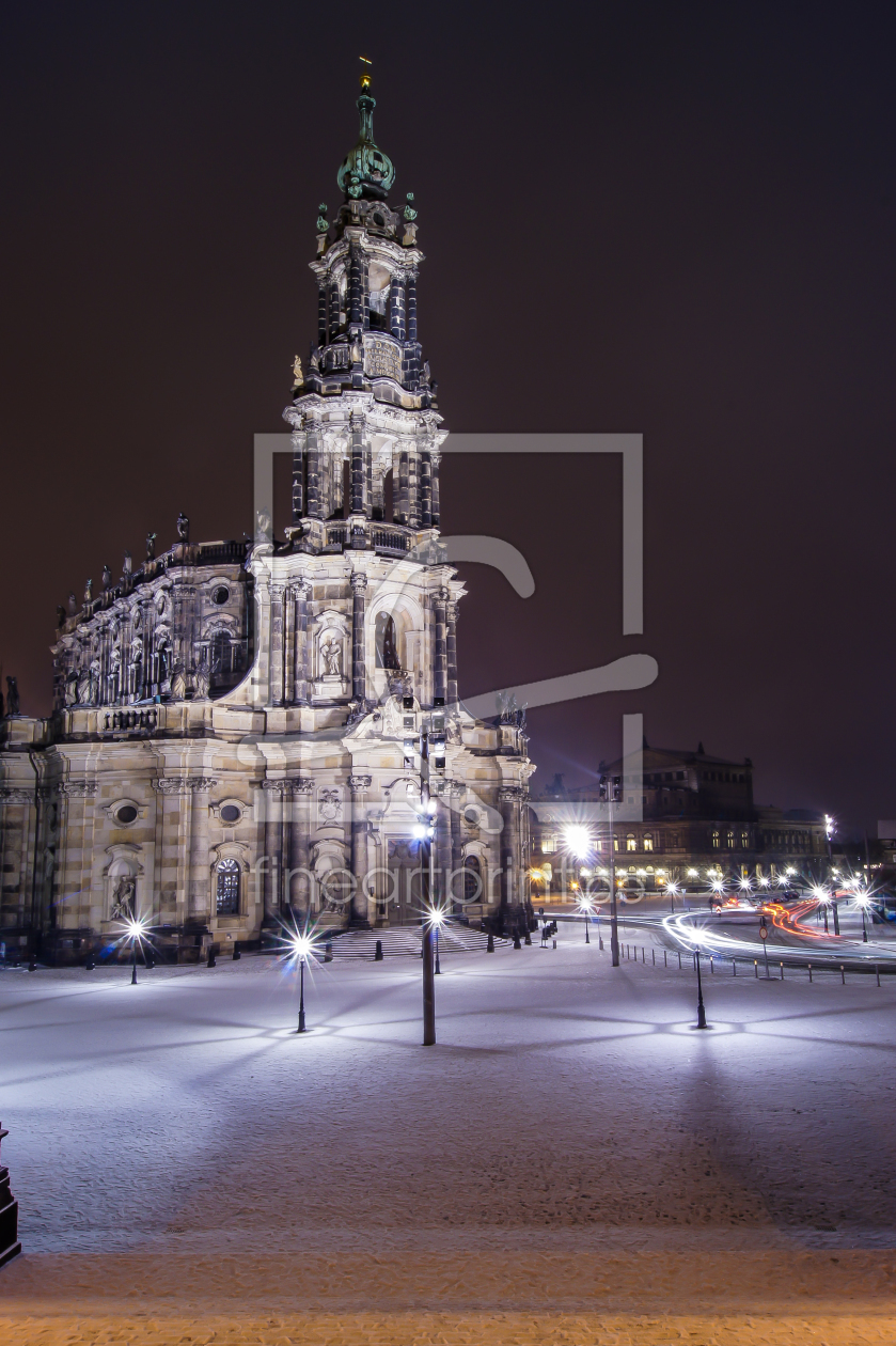 Bild-Nr.: 10850271 Hofkirche im Winter erstellt von MM-Pics