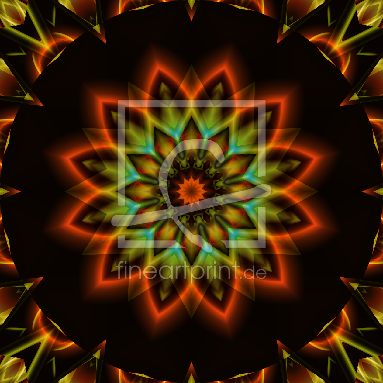 Bild-Nr.: 10866392 Mandala Leuchtkraft erstellt von Christine Bässler