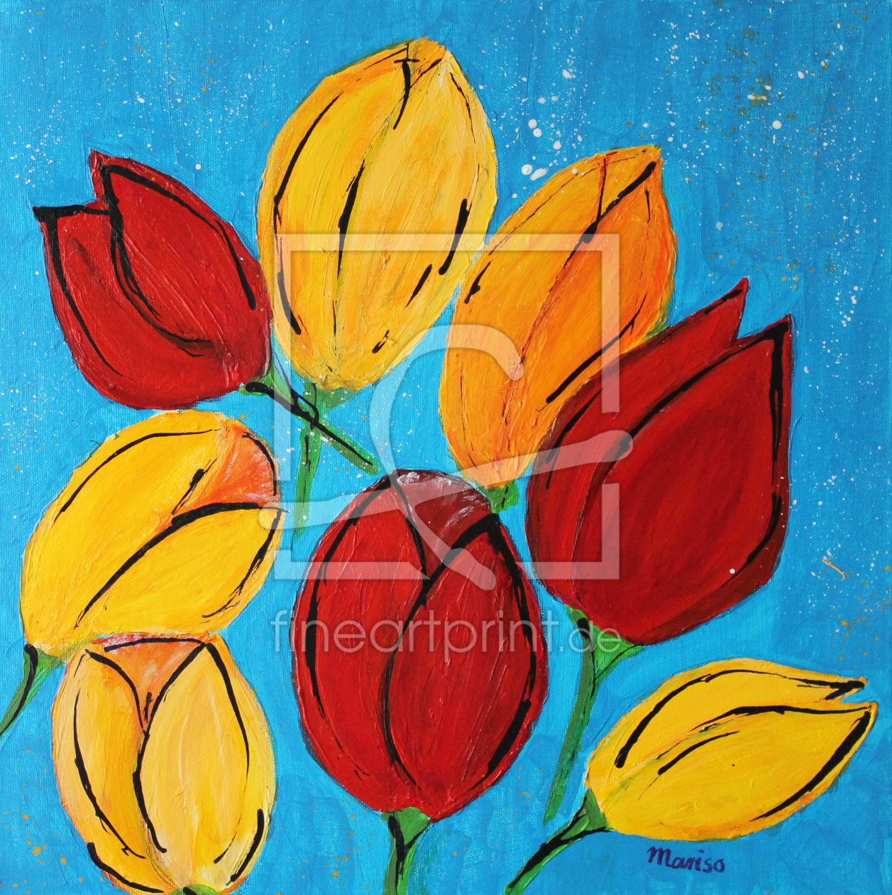 Bild-Nr.: 10870498 Tulpen Drei Rot erstellt von MarittaSorg