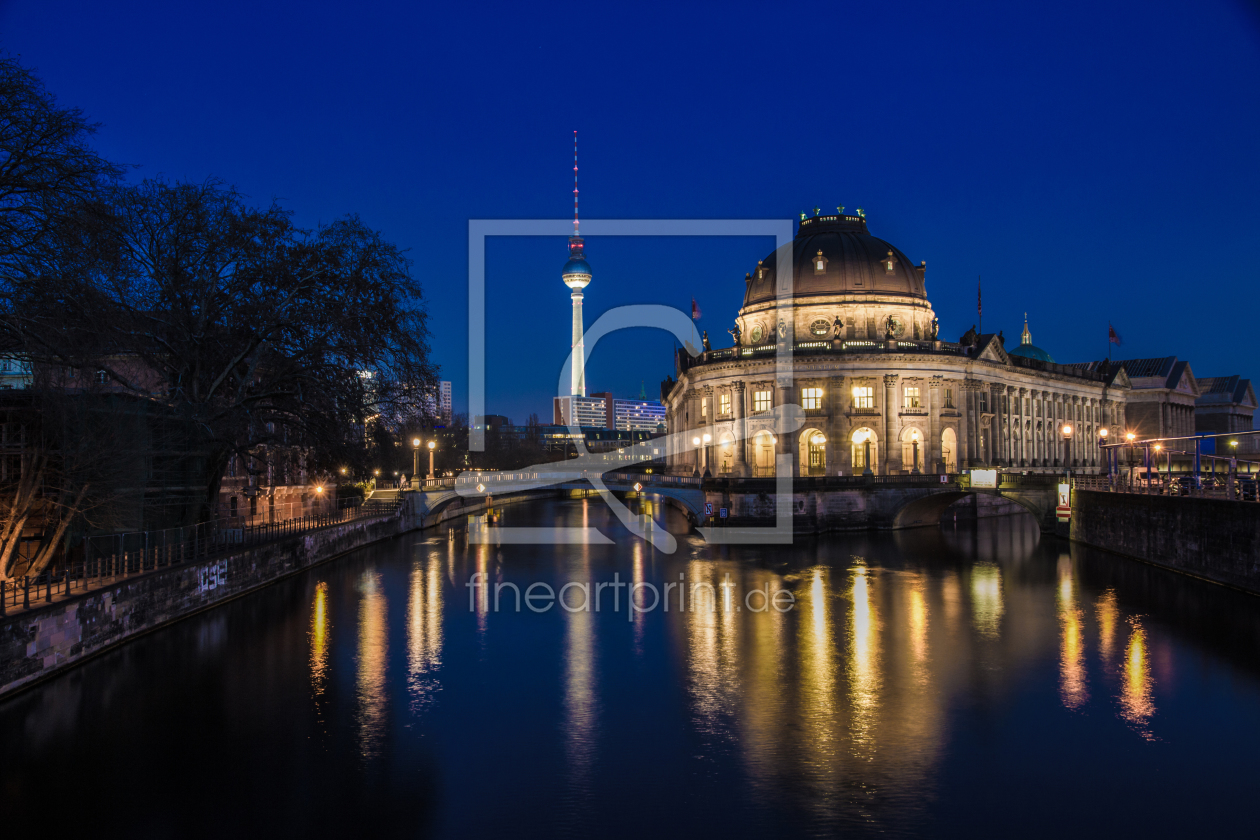 Bild-Nr.: 10870552 Berliner Fernsehturm mit Bode-Museum erstellt von anja-kaestner