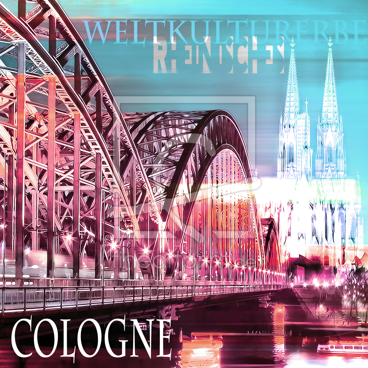 Bild-Nr.: 10874098 Köln Cologne Abstrakt erstellt von Galerie-Fotoeffekt