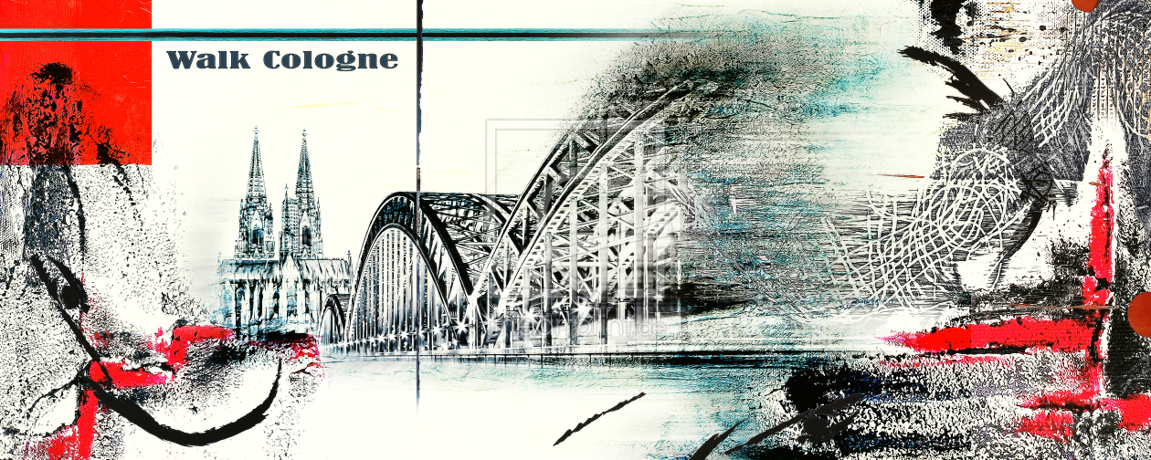 Bild-Nr.: 10879620 Köln Collage Skyline erstellt von Galerie-Fotoeffekt