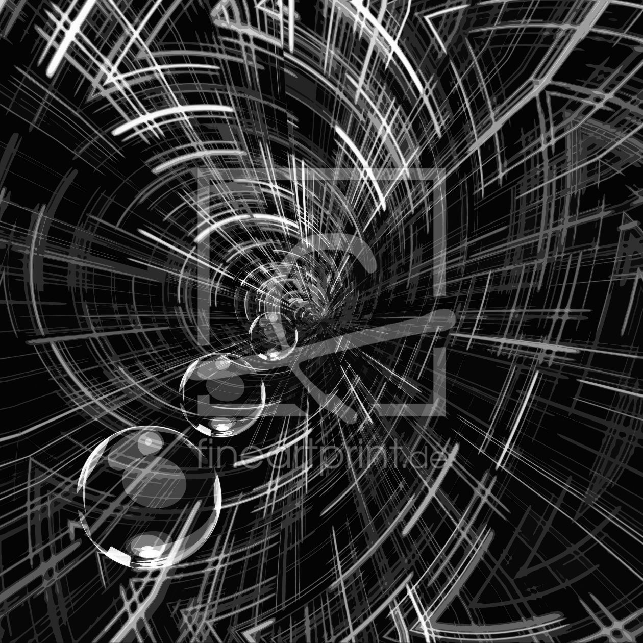 Bild-Nr.: 10884642 Tiefenwirkung - schwarz - weiss erstellt von DagmarMarina