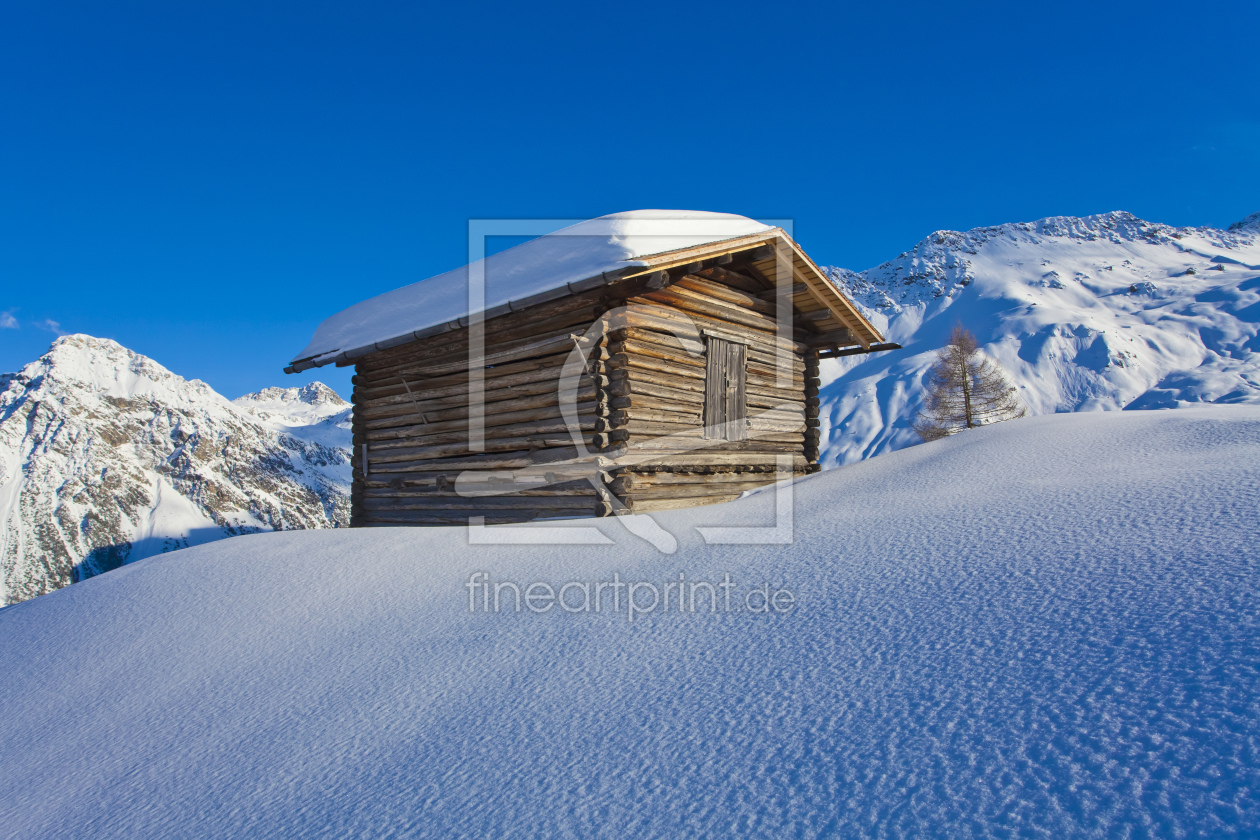 Bild-Nr.: 10926933 HÜTTE IN DEN ALPEN erstellt von dieterich