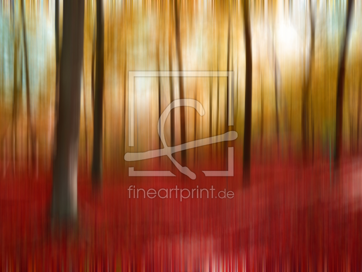 Bild-Nr.: 10929375 Herbstwald abstrakt erstellt von Angela Bruno