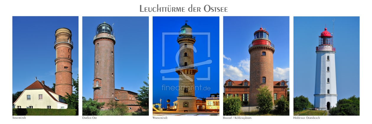 Bild-Nr.: 10940267 Leuchttürme der Ostsee erstellt von FineArtImages