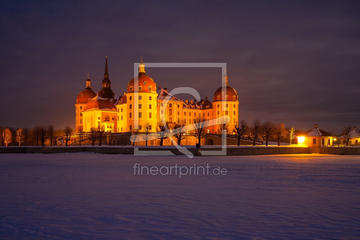 Bild-Nr.: 10944137 Aschenputtels Schloss an einem Winterabend erstellt von FotoPUR