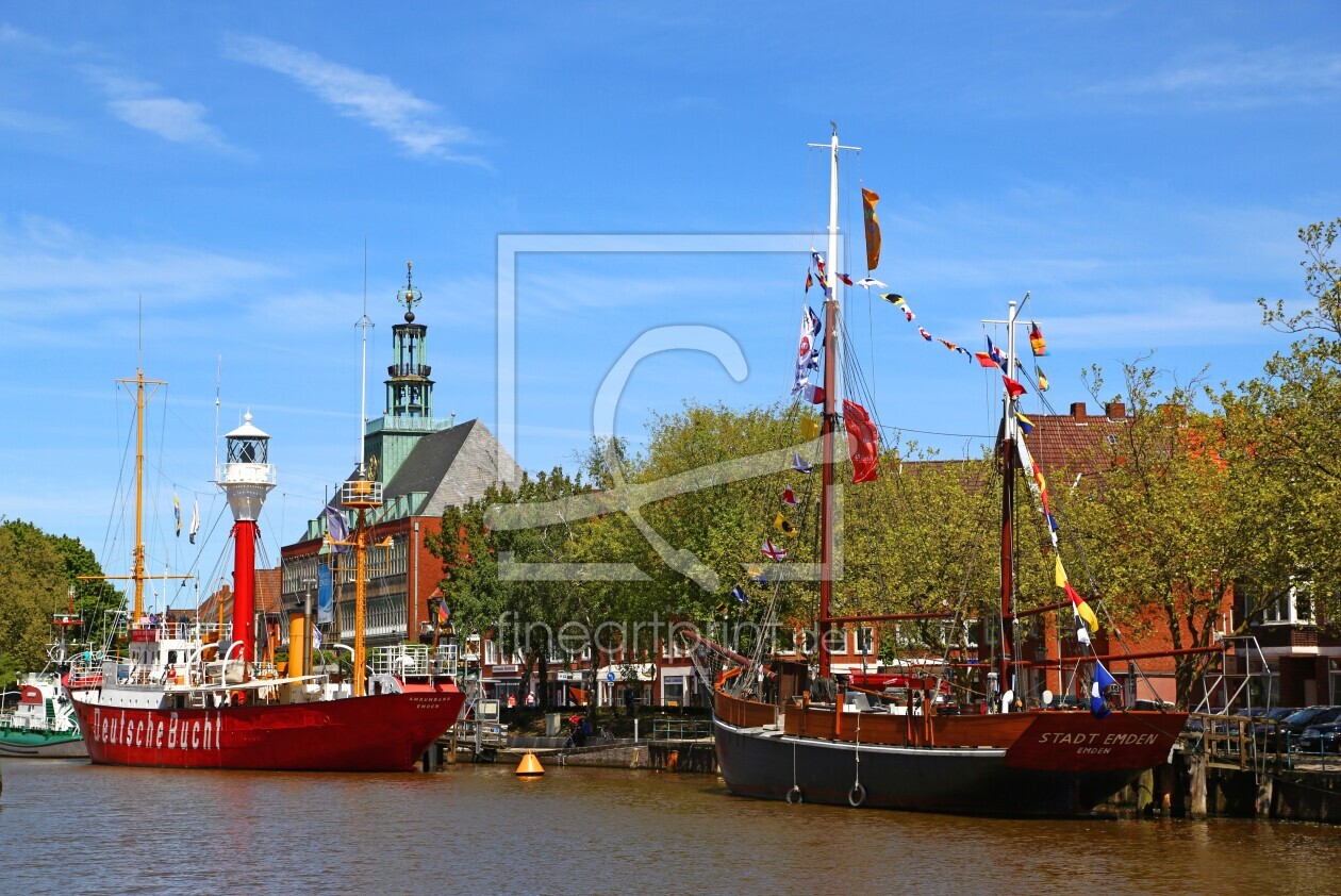 Bild-Nr.: 10955441 Emden Hafen erstellt von Werner Reins