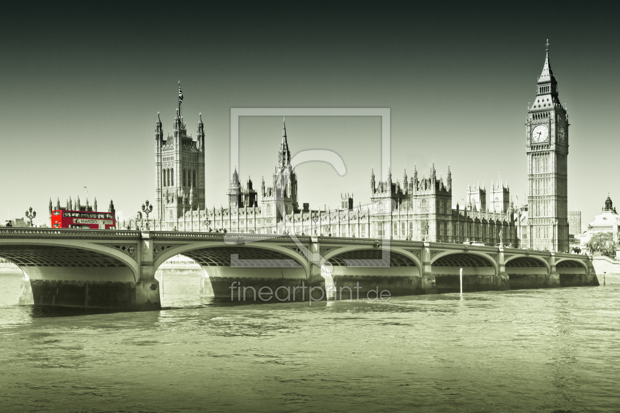 Bild-Nr.: 10957395 Color Study 01 - Westminster Bridge erstellt von Melanie Viola
