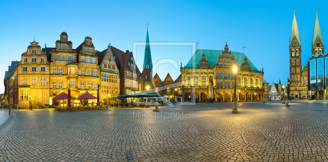 Bild-Nr.: 10957449 Bremen Marktplatz Panorama erstellt von Mapics