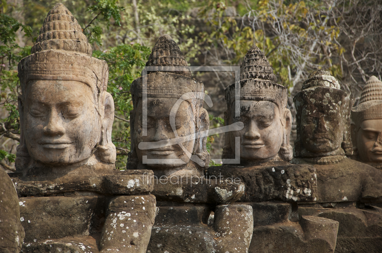 Bild-Nr.: 10958351 Die Dämonen-Balustrade vor Angkor Thom, Kambodscha erstellt von danielgiesenphotography