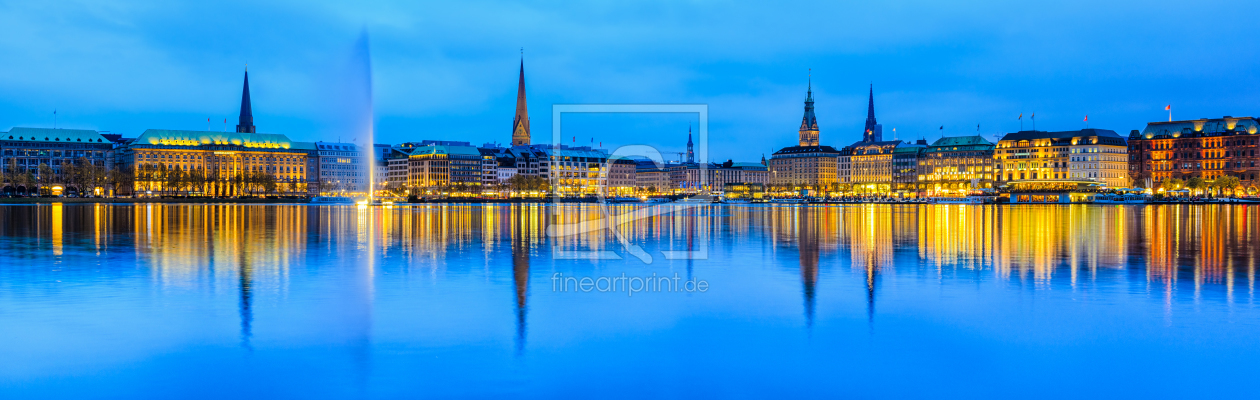 Bild-Nr.: 10964957 Hamburg Alster Panorama erstellt von Mapics