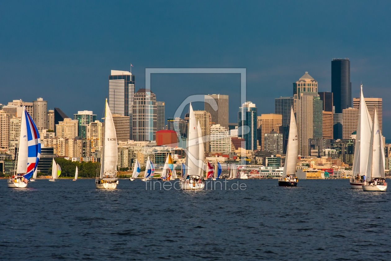Bild-Nr.: 10971526 Seattle Skyline Sailing Regatta erstellt von TomKli