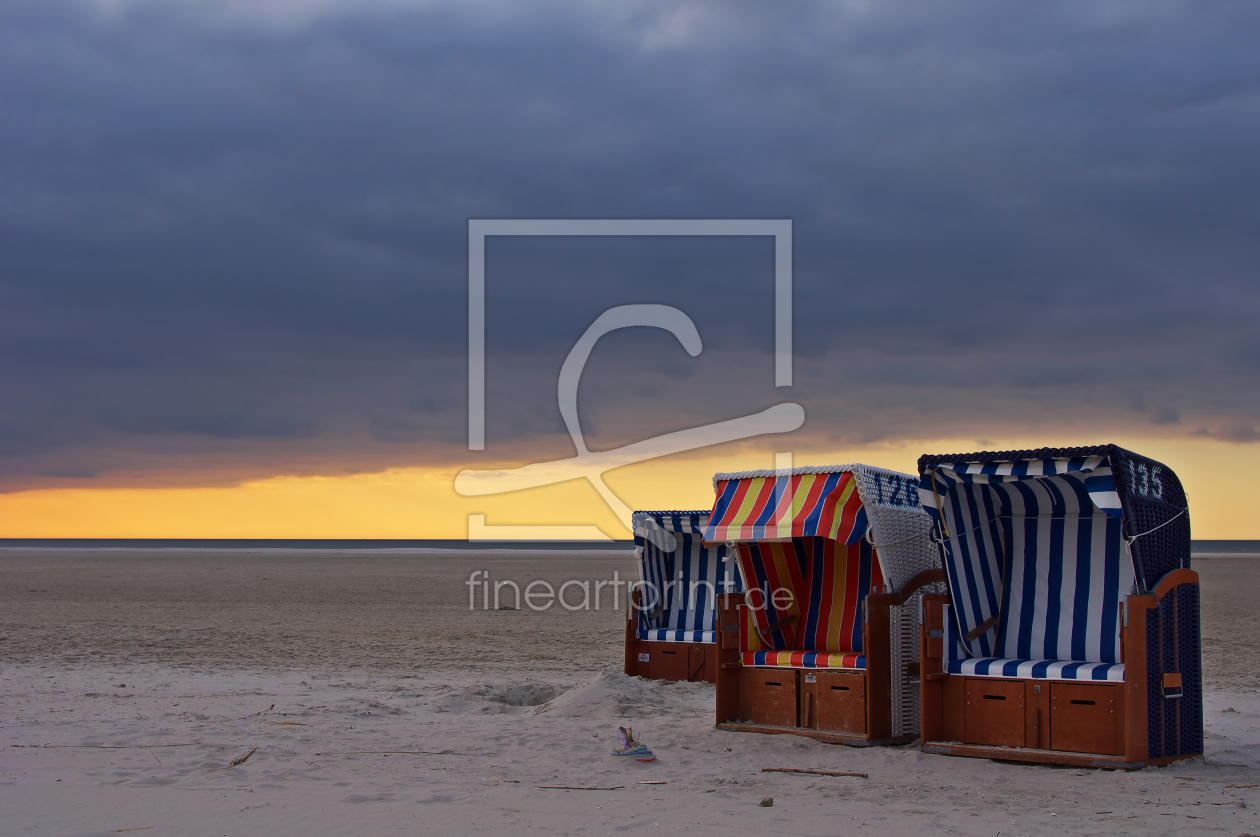 Bild-Nr.: 10978084 Abends am Strand Insel Amrum erstellt von Angela  Dölling
