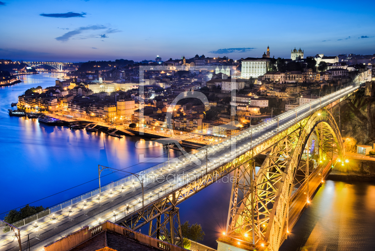 Bild-Nr.: 10995028 Porto mit der Dom Luiz Brücke erstellt von Mapics