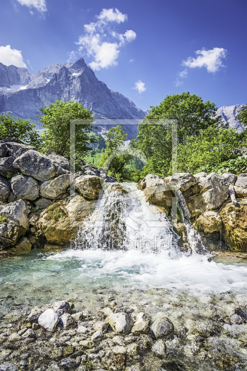 Bild-Nr.: 11007618 Wasserfall in den Alpen erstellt von Wolfgang Zwanzger