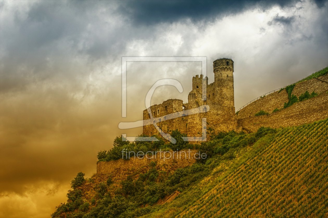 Bild-Nr.: 11010076 Burg Ruine Ehrenfels  - Bingen - Rhein erstellt von zweihorn