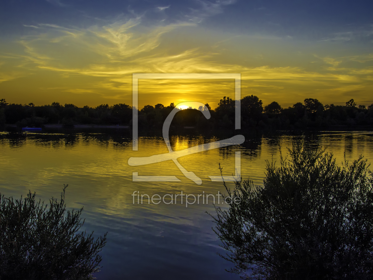 Bild-Nr.: 11017078 Sonnenuntergang am See erstellt von Wolfgang Zwanzger