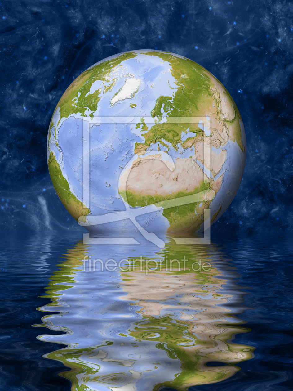 Bild-Nr.: 11021447 Globus mit Europa im Zentrum erstellt von AridOcean