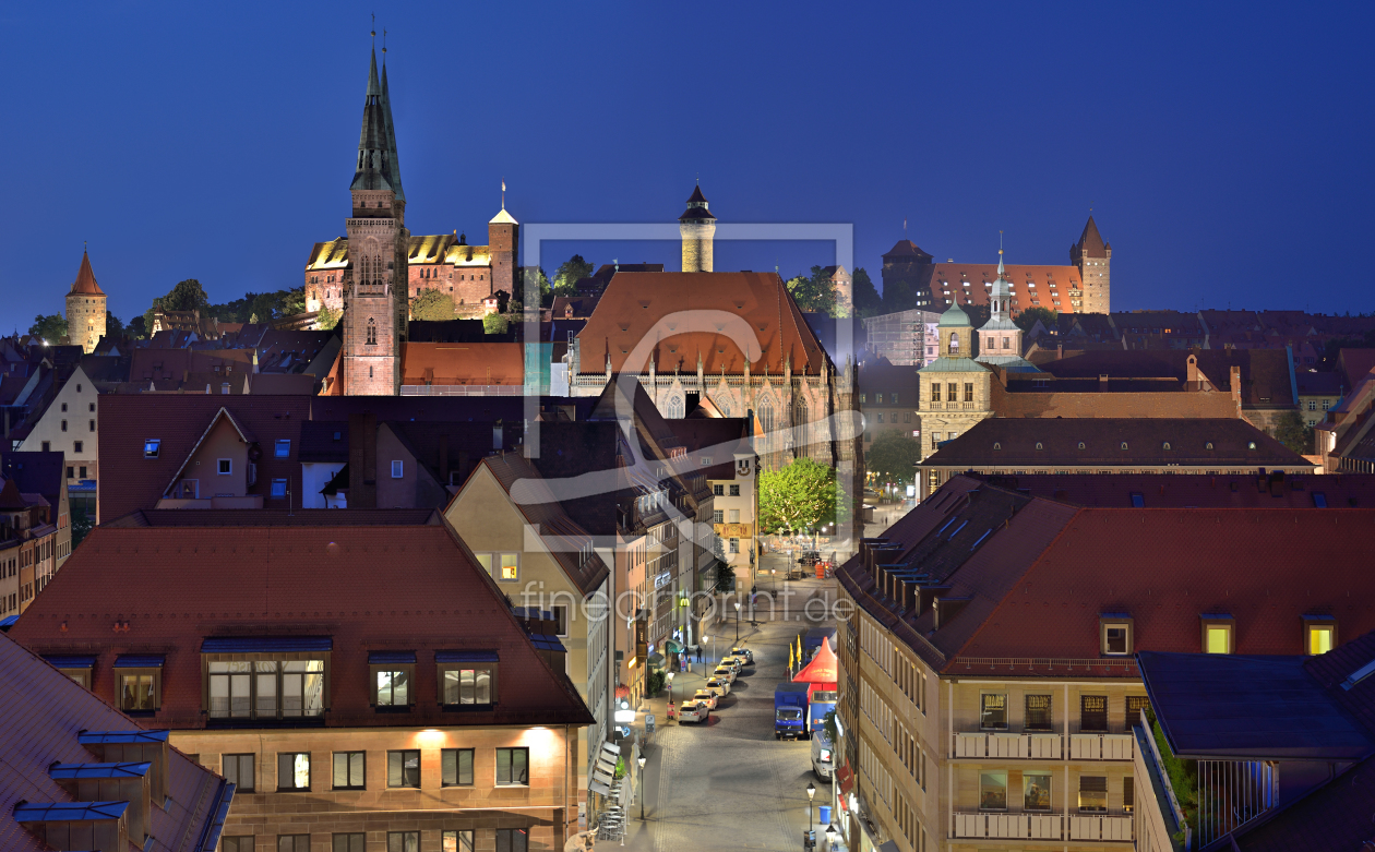 Bild-Nr.: 11045157 Nürnberg Blick über die Altstadt erstellt von FineArtImages