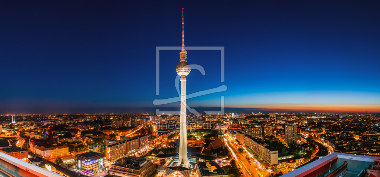 Bild-Nr.: 11051255 Berlin Skyline mit Telespargel Panorama erstellt von Jean Claude Castor