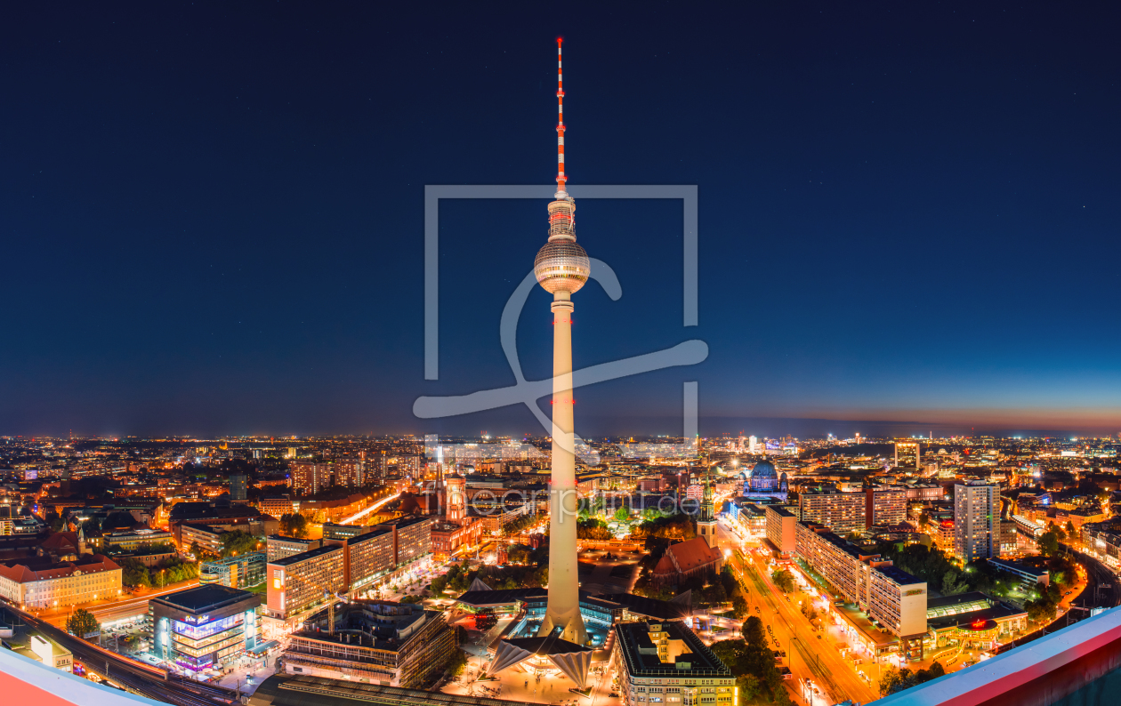 Bild-Nr.: 11051299 Berlin Skyline mit Telespargel unbeleuchtet erstellt von Jean Claude Castor