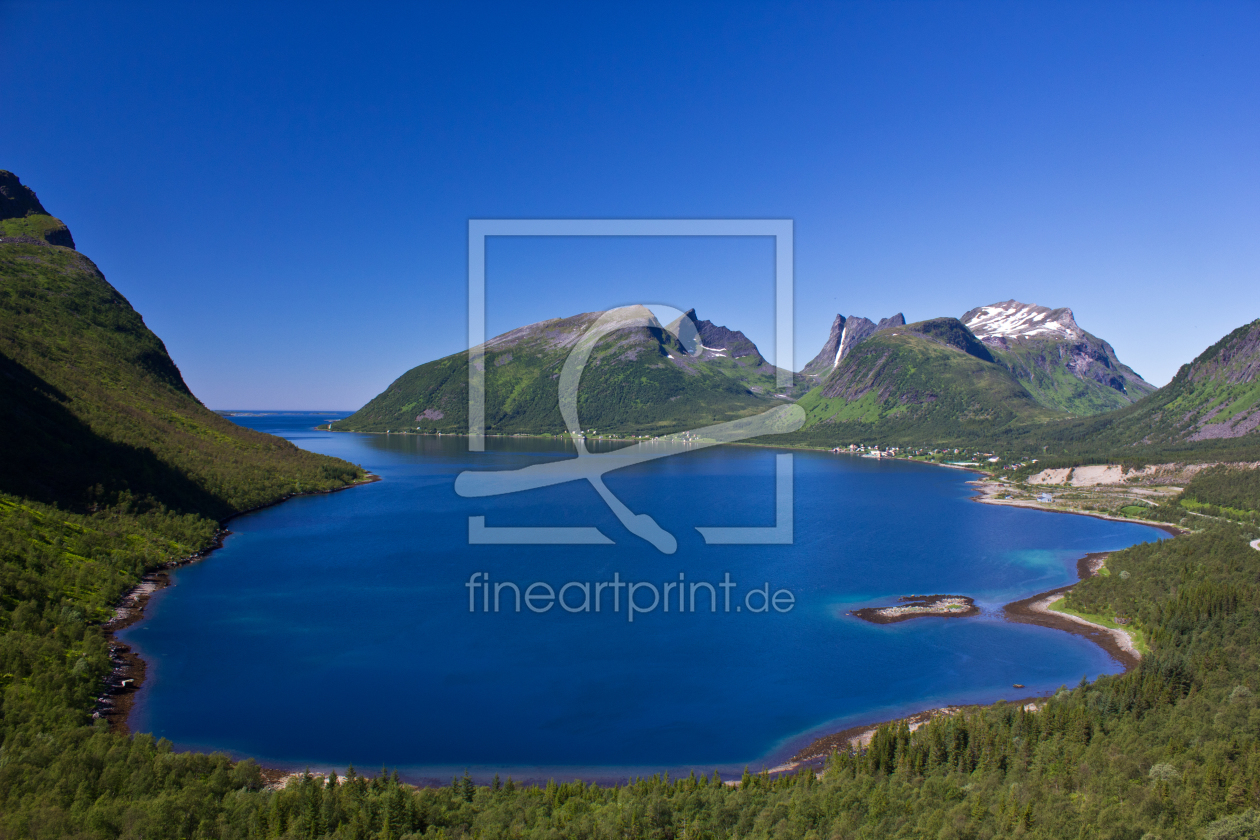 Bild-Nr.: 11061045 Panoramablick auf den Bergsfjord - Senja erstellt von Anja Schäfer