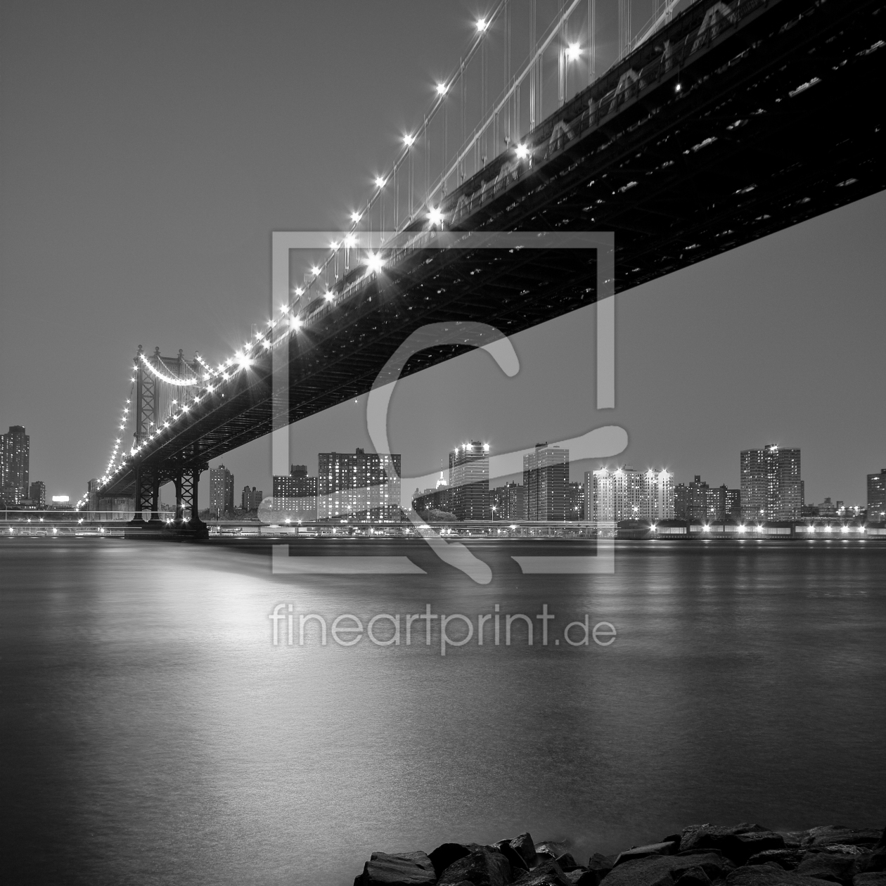 Bild-Nr.: 11062959 Manhattan Bridge - New York - sw erstellt von TomKli