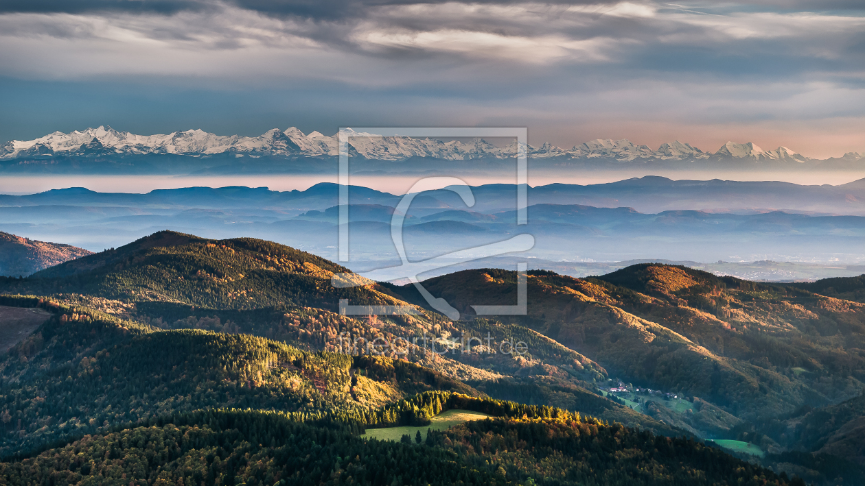 Bild-Nr.: 11067165 Schwarzwald Alpen Panorama erstellt von Andreas Andreas Wonisch