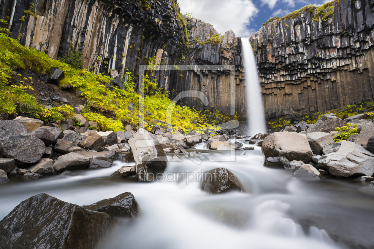 Bild-Nr.: 11075237 Svartifoss in Island erstellt von stefanschurr