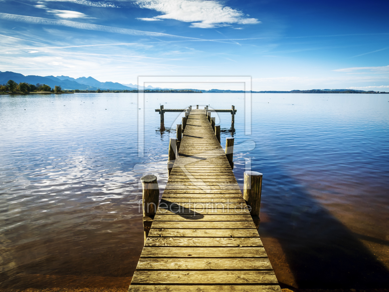 Bild-Nr.: 11094651 Steg am Chiemsee erstellt von Wolfgang Zwanzger