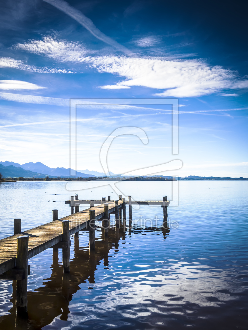 Bild-Nr.: 11094655 Abendstimmung am Chiemsee erstellt von Wolfgang Zwanzger