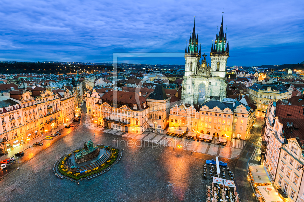 Bild-Nr.: 11101119 Marktplatz von Prag erstellt von Mapics